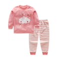 thumbnail image 1 of Pijamas de algodón 100% para niños y niñas, ropa de dormir para regalo de Navidad, ropa de noche de dinosaurio para bebés, 1 of 4