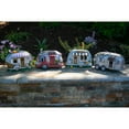 thumbnail image 6 of Exhart Solar Hand Painted Camping Trailer Statue with Welcome Sign, 5 by 6 inches, Resin, 6 of 8