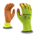 thumbnail image 3 of 12-Pack of Cordova 6901M Cor-Brite 13-Gauge Work Gloves, Hi-Vis Yellow Polyester Shell, Hi-Vis Orange Polyurethane Palm Coating, Medium, 3 of 3