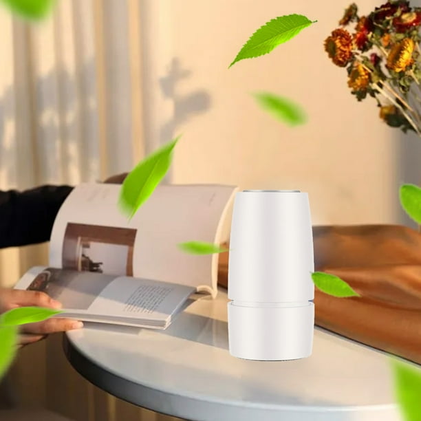 Electrodomésticos Mini Coche Regalo Purificador de Coche Purificador Portátil de Sobremesa Aromaterapia Desodorizante Adecuado para Dormitorios Salas de Estar y Cocinas Purificador de aire