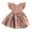 Pink, variant on Dianli Linen Dresses for Girls 2025 Crew Neck Pageant Dresses for Girls with Bow Puffed Sleeve Solid Color Stretchy Princess Dress up for Girls 4-6 Summer Lightweight for Music Festival 5 Years