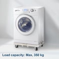 thumbnail image 2 of HQO LOVL Mini Support de Réfrigérateur avec 4 Roues Verrouillables 17.7 Pouces-25.6 Pouces Support de Machine à Laver Réglable Base&iuml;&frac14;?pour Meubles Réfrigérateur Portable Sèche-Cheveux, 2 of 7