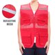 thumbnail image 5 of unbranded De Seguridad Reflectante Rojo Con Bolsillos Para Resistente Y Transpirable, 5 of 6