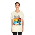 thumbnail image 4 of Paradise Unisex Jersey Short Sleeve Tee Beach Palms Ocean, 4 of 8