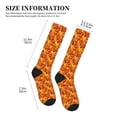 thumbnail image 2 of Lsque Autumn Maple Leaf Pile Pattern Sport Compression Socks for Men & Women 15-20 mmHg Knee High Nurse Pregnant Running Medical and Travel Athletic, 2 of 6