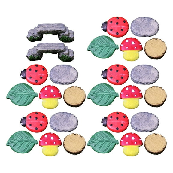 GOOHOCHY Diy Enthusiasts Miniature Garden Accessories Resin Stepping Stone 1Set for Holidays Birthdays present