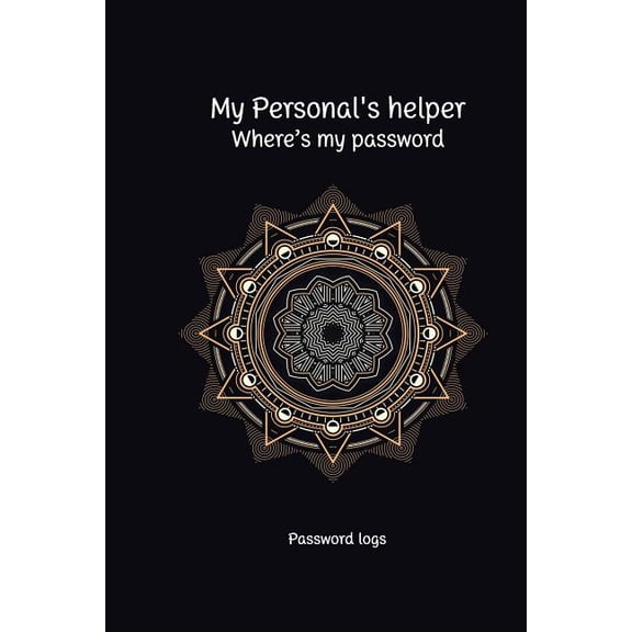 My Personal's Helper, Where's My Password: Password Log Password Reminder Collect Password Into the Same Book, (Paperback)