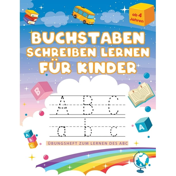 Buchstaben Schreiben Lernen Fur Kinder Alphabetische Handschriftubungen Fur Kinder Aktivitatenbuch Zum Nachzeichnen Von Buchstaben Fur Vorschulkinder Paperback Walmart Com Walmart Com