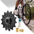 thumbnail image 5 of 11T/12T/13T/14T/15T/16T/17T Rear Derailleur Pulley, Bike Ceramic Bearing Jockey Wheel Aluminium Alloy Rear Derailleur Guide Roller 14T Black, 5 of 10