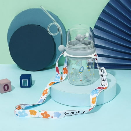

Cute Whale Water Spray Cup Summer Plastic Children s Straw Water Cup Drops-Resistant Student Jug Cute Bottle For Kid New.