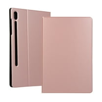 Samsung Galaxy Tab S6 10.5 inch 2019 Case, Dteck Lightweight Slim PU Leather Flip Folio Case Multi- Viewing Angles Soft TPU Back Cover Auto Wake Sleep For Galaxy Tab S6 SM-T860 / SM-T865, Rosegold