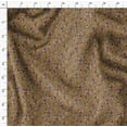thumbnail image 4 of Soimoi Tissu Georgette Viscose Marron pour Cage et Colibris Imprimé 1 Yard 42 Pouces de Large, 4 of 5