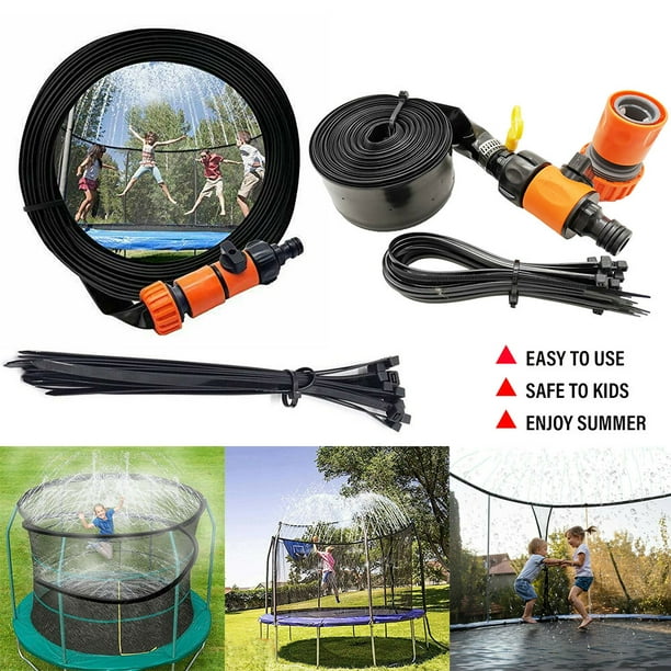 Trampoline Sprinkler, Outdoor Trampoline Water Play Sprinklers for Kids