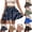 33# Dark Blue, variant on Boho Floral Print Shorts for Women 2026 Casual Elastic Waist Drawstring Flowy Shorts Comfy Summer Shorts Green S