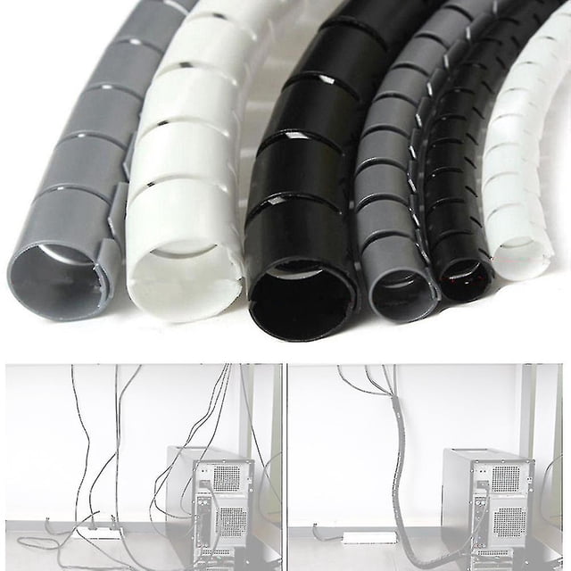 Fundas para cables de 3 m Envoltura de arnés de entrada lateral para agrupar y proteger sus cables