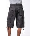 thumbnail image 3 of Pro Club Men's Cotton Twill Cargo Shorts with Belt, 3 of 5