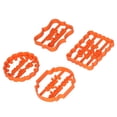 thumbnail image 4 of DIY Baking Moulds,  Cutters Molds 4pcs Easy To Clean  For Home For Holiday Parties, 4 of 8