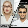 thumbnail image 4 of JOSCHOO Computer Reading Glasses for Women and Men 6 Pack Blue Light Blocking Spring Hinge Readers, 4 of 7