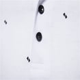 thumbnail image 5 of Sngxgn Shirts for Men - Short Sleeve Casual Polo Shirt(White,XL), 5 of 8