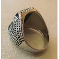 thumbnail image 3 of Black Onyx Ring, Oxidized Silver Jewelry, 925 Silver Ring, Father's Day, Flat Natural Black Onyx, December Birthstone Ring, Heavy Mens Ring, Spiritual Healing Gemstone, Christmas, Designer Mens Ring, 3 of 5