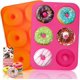 thumbnail image 2 of (2pcs) 6-Cavity Silicone Donut Baking Pan/Non-Stick Donut Mold, Dishwasher, Oven, Microwave, Freezer Safe, 2 of 4