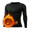 thumbnail image 1 of Pantalones deportivos transpirables con forro polar para hombre, de compresión elástica, de secado rápido, resistentes al frío, para correr, para otoño e invierno, 1 of 3