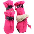 thumbnail image 2 of Dog Snow Boots, Dog Shoes for Winter, Dog Winter Boots for Small Medium Dogs Puppies, Dog Boots Paw Protectors with Anti-Slip Sole and Plush, Pack of 4, 2 of 7