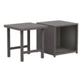 thumbnail image 1 of Wynston Ensemble de Table Cube et Carré en Osier/rotin 2 Pcs, 1 of 11