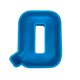 thumbnail image 2 of Moldes de letras del alfabeto 3D para velas, cera, jabón y resina | Moldes de silicona azul flexibles y reutilizables para manualidades y decoración del hogar, 2 of 3