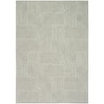 thumbnail image 2 of Nourison Textured Home 5'3" x 7' Grey Ivory Modern Indoor Rug, 2 of 8