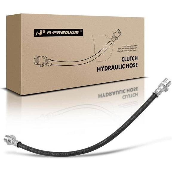 A-Premium Clutch Hydraulic Hose Line Compatible with Honda Fit 2009 2010 2011 2012 2013 L4 1.5L, Replace# 46961TF0003