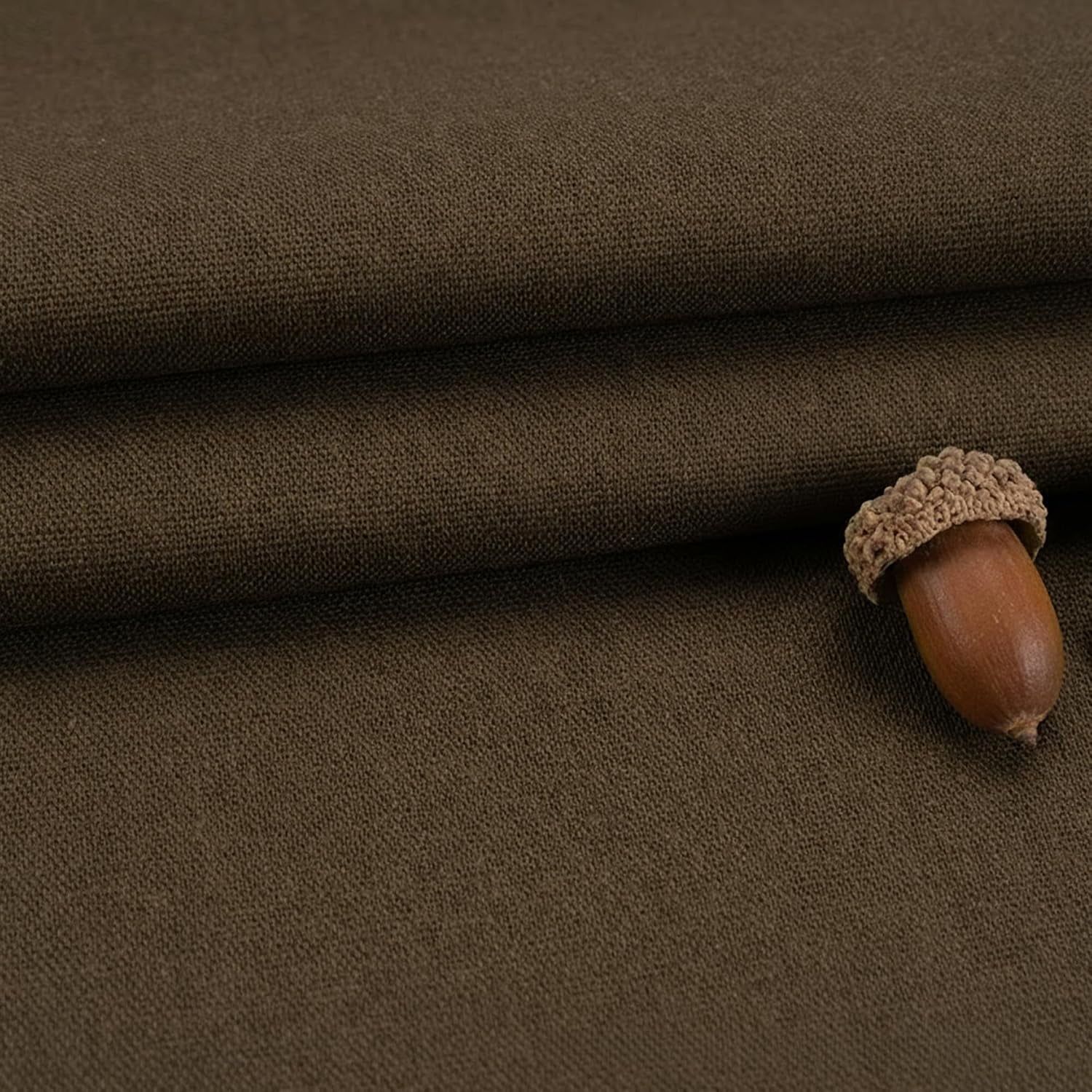 Linen Fabric for Clothing: Linen Embroidery Fabric for Clothing Home Decor Pillow Sofa 56 Width Craft by The Yard (Brown)