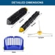 thumbnail image 5 of Accesorio de barredora para robot serie 600/610/620/630/645/650/655/660/680 Kit de repuesto Juego de piezas de repuesto Filtro Cepillo lateral Cepillo de cerdas Cepillo batidor flexible, 5 of 8
