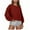 Wine, variant on Diufon Womens Sweatshirts Crewneck Fleece Oversized Pullover Sweaters Fall Winter Cute Tops Teen Girls Clothes