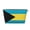 Gold, variant on Bahamas Flag Handbag Purse Tote Organizer Zipper Closure Cosmetic Pouch Bag For Travelling