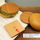 thumbnail image 3 of Posavasos de madera para bebidas juego de posavasos de hamburguesa multifunción de dibujos animados exquisitos para cocina ANGGREK Otros, 3 of 8