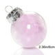 thumbnail image 3 of Bolas de adornos navideños inquebrantables | Esferas transparentes de plástico rellenables | Decoración navideña ligera de 6 cm de diámetro | Rojo Rosa Porrete Verde Blanco Variado | Mochila duradera, 3 of 6