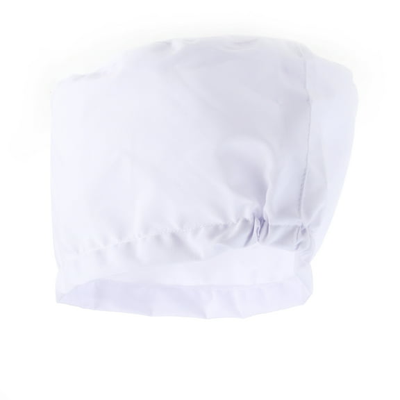 COOPHYA White Cotton Working Hat for Use Easy to Fits All Hair Lengths 5.5 Inches