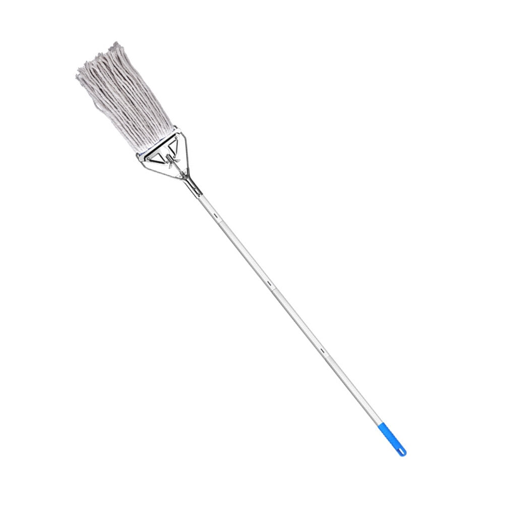 ROMANSENTIAL Heavy Duty Cotton Mop with Long Handle Effective for Tile Hardwood and Laminate Floors