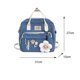thumbnail image 3 of Mujeres Hit Color Messenger Bag Preppy Style School Mochila grande (Azul), 3 of 5