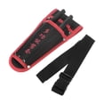 thumbnail image 1 of Funda para podadora de jardín Uxcell, funda de tijeras de podar de lona antideslizante con soporte para alicates y cinturón, funda para podadora de mano [Rojo-Negro], 1 of 1