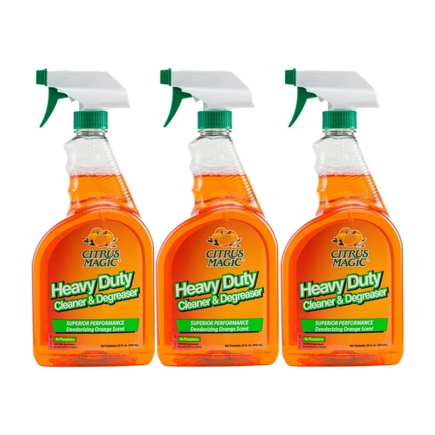 Citrus Magic Heavy Duty Cleaner and Degreaser, Citrus, 32Fluid Ounce