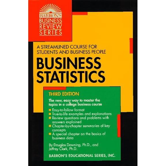 Pre-Owned Business Statistics (Barron's Business Review Series), 9780812096583, 0812096584, Paperback, Subsequent edition