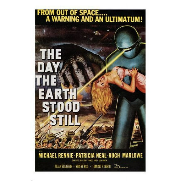 The Day the Earth Stood Still By Robert Wise 1951 Movie Poster 24x36