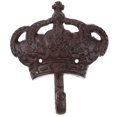 thumbnail image 1 of Rustic Style Wall Hanger Cast Iron Crown Shaped Hanger for Home Dorm Shop, 1 of 9