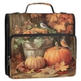 thumbnail image 2 of Water-Resistant 3-Ring Binder Organizer with Multiple Pockets Zipper Binder Bag for Office Beautiful Fall Scene, 2 of 8