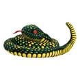 thumbnail image 1 of Stuffed Animal Toy Reptile Soft Anaconda Party Decor   Yellow, 1 of 8