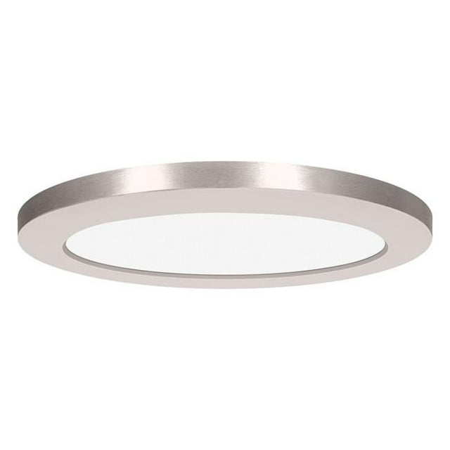 Access Lighting 20836LEDD-BS-ACR 7 Po ModPLUS 120-277V A Mené le Plafonnier à Montage Encastré Rond&44; Acier Brossé - Petit