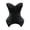 Black, variant on Women Satin Overbust Corset Top, Lace Up Shapewear, Bustier Formal Evening Party Going Out Size: L Black