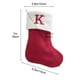 thumbnail image 3 of Seyotauo Christmas Stockings with Initials, Embroidered Xmas Stockings, 7" Large Knitted Xmas Stocking, Christmas Party Fireplace Family Hanging Stocking Decorations, 3 of 6